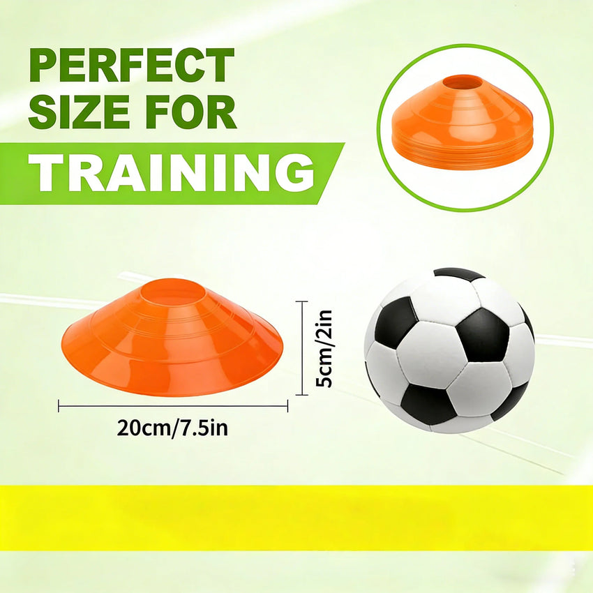 10pcs football training cone Disc plate football plate agility practice  Sign Dish Cones Outdoor Football  Basketball Training