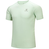 Kelme Men's Sports T-shirt Ice Silk Football Quick-drying Short-sleeved Fitness Outdoor Running Training Breathable Top