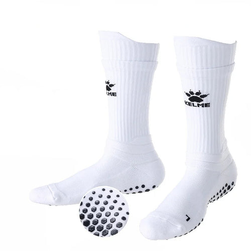 KELME Pro Football Anti Slip Mid-Calf Grip Socks (Silicon Base Grip)