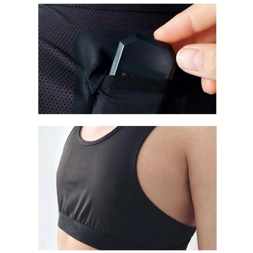 Training Vest with Pocket for Soccer Hockey Tracker Breathable Quick Dry Sports Workout Vest Wearable Gym Equipment for Players