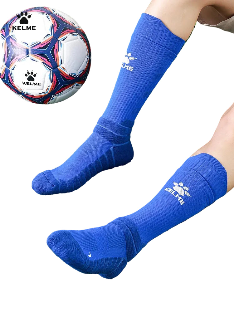KELME Pro Football Anti Slip Mid-Calf Socks (Non-Silicon Base Grip)