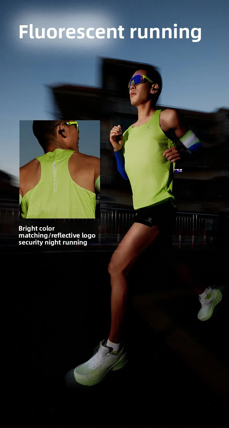 KELME Men's Marathon Vest Professional Racing Top Training Fitness Track And Field Running Speed Dry Vest