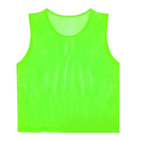 Breathable Mesh Scrimmage Training Vest Blue Green Football Training Vest Lightweight Orange Soccer Training Vest Outdoor Sports