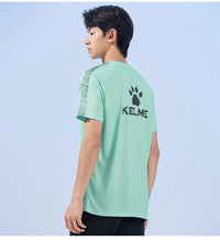 Kelme Sports T-shirt Men's Football Training Suit Short Sleeved Casual Outdoor Running Fitness Breathable Top Summer