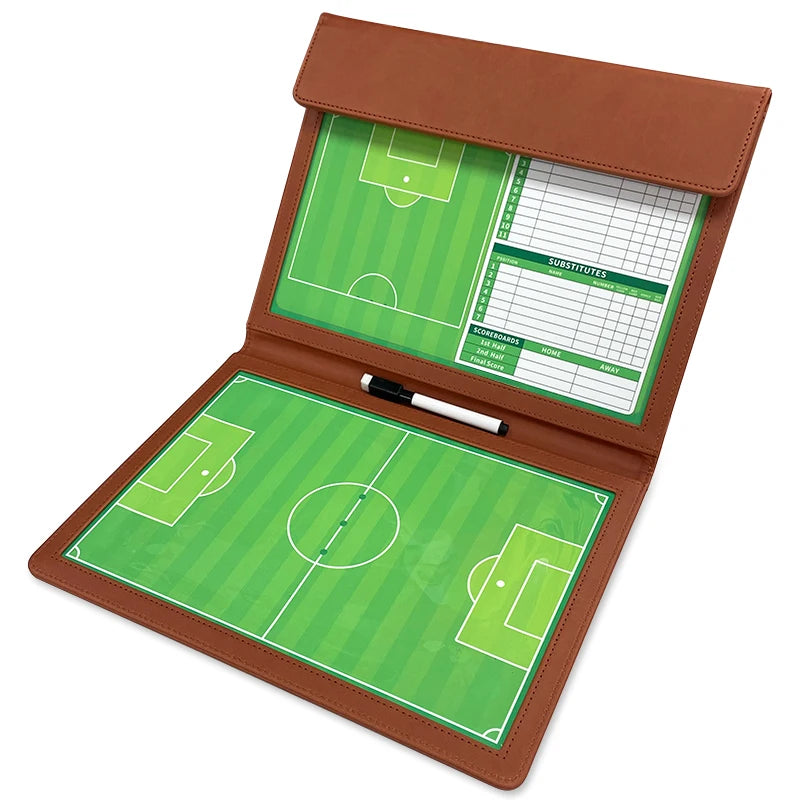 JIANNA Football Tactics Board Folding Portable Magnetic Game Coaching Board