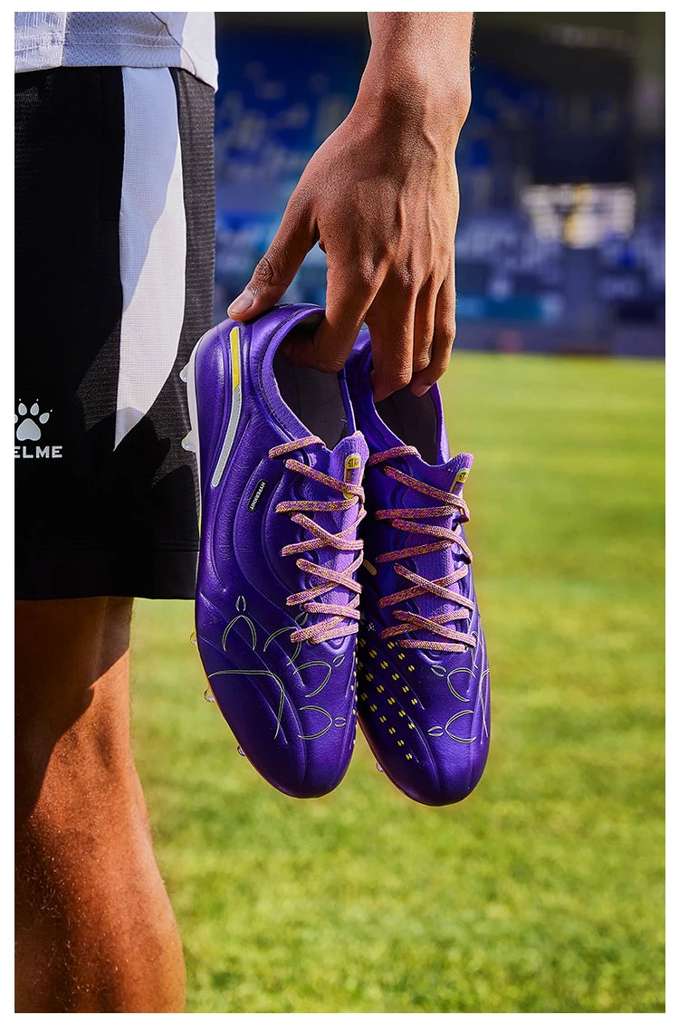Kelme Next Top Football Shoes Men's Professional Match Football Boots Indoor Anti-slip Artificial Grass Futsal Mg Football Shoes