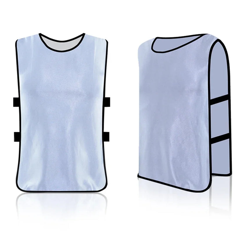 1x Loose Fitment and Lightweight Child Sports Training BIBS Vests for Basketball Cricket Soccer Football Rugby Mesh