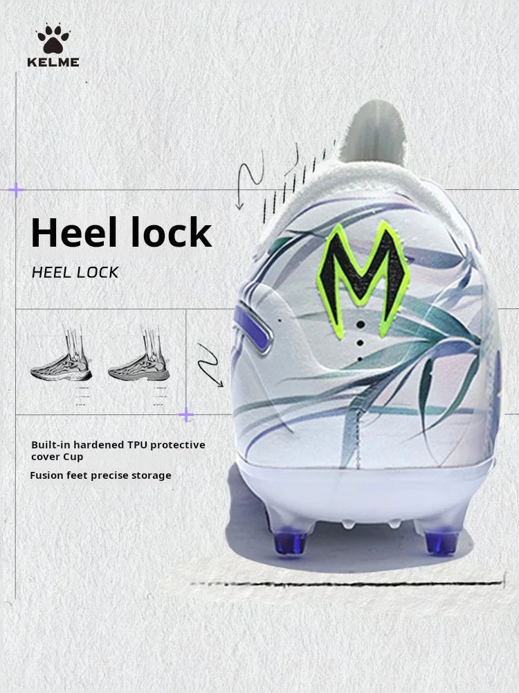 Kelme Football Shoes Male Master 2.0mg Short Nails Competition Grass Training Adult Tf Broken Nails Soccer Shoes