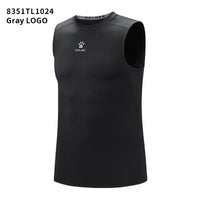Kelme Sleeveless Fitness T-shirt For Men's Summer High Elastic Breathable Tight Clothing Training Sports Tank Top Running Vest