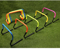 Portable Hurdles Foldable Football Training Agility Hurdle Physical Training Assistant Equipment Multifunction Mini Barrier Bar