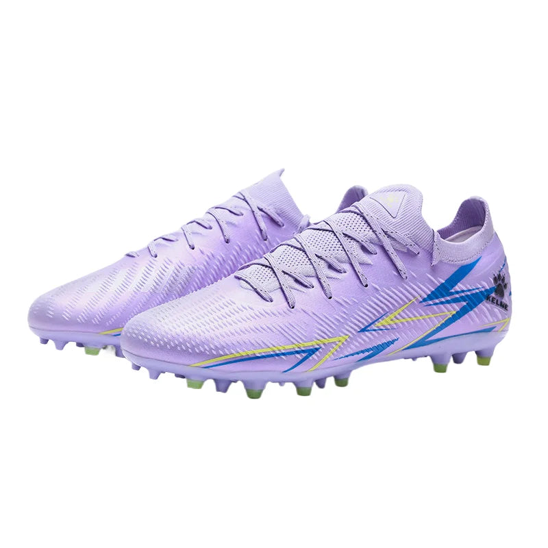 KELME MG Short-Stud Soccer Cleats Firm Ground Football  Shoes for Men Adults Youth Kids Training Competition