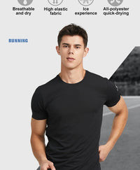 KELME Men's T-shirt Men Soccer Basketball Running Trainning Exercise Gym Quick Dry Fitness Sportswear Breathable T Shirt 871002