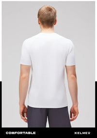 Kelme Men's Sports Tops Quick-drying Fitness Clothes Outdoor Running Breathable Short-sleeved Basketball T-shirt