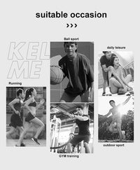 KELME Men's T-shirt Men Soccer Basketball Running Trainning Exercise Gym Quick Dry Fitness Sportswear Breathable T Shirt 871002