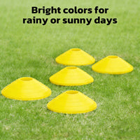 20 pcs football cone plate football training plate agility practice  Sign Dish Cones Outdoor Basketball Training Sports,5 color