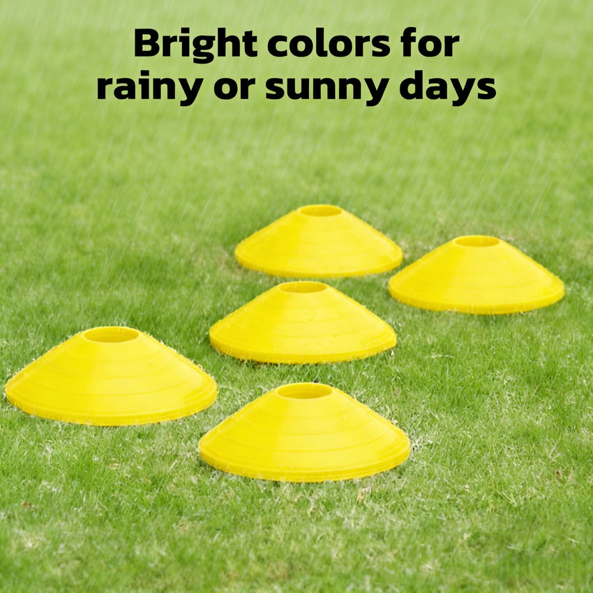 20 pcs football cone plate football training plate agility practice  Sign Dish Cones Outdoor Basketball Training Sports,5 color