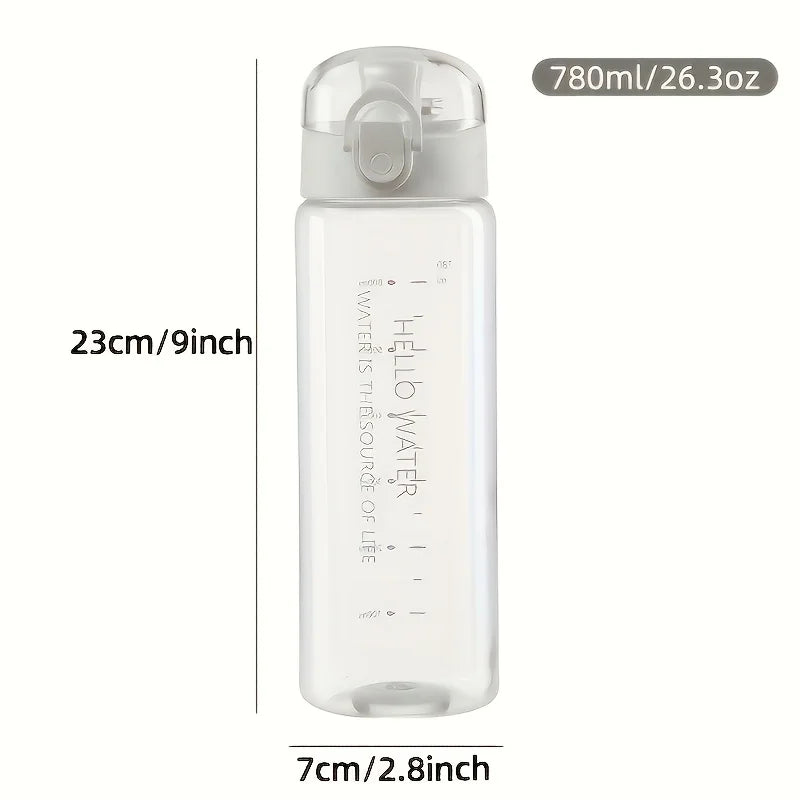 780ml/26oz BPA-Free Plastic Water Bottle