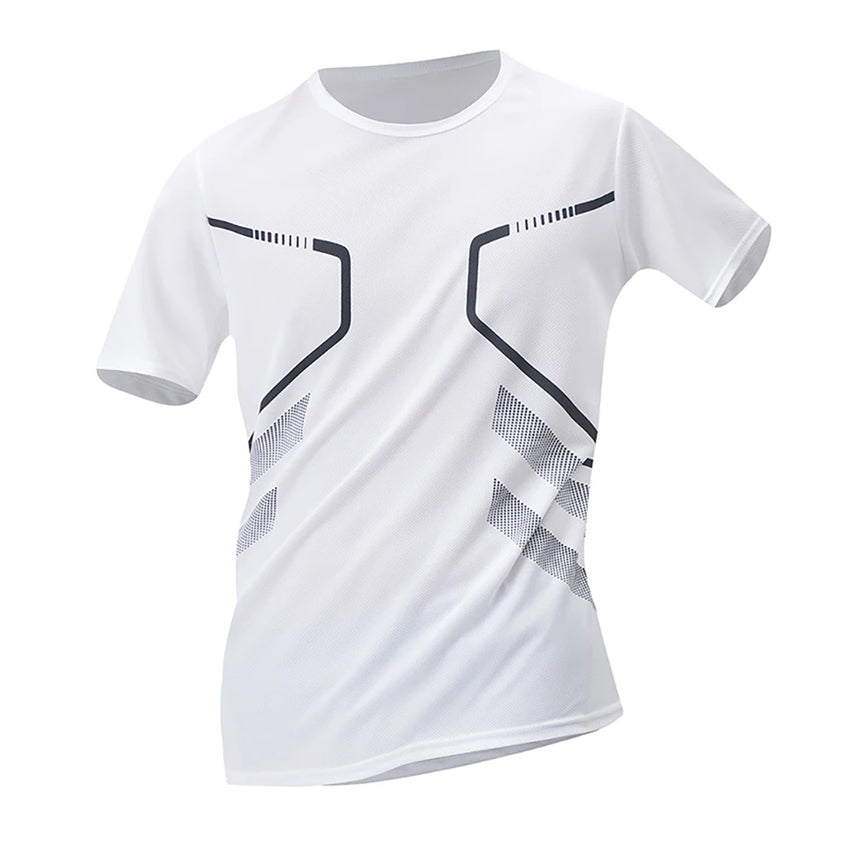 1/3 Piece Men's Short Sleeved Youth Round Neck Printed Quick Drying Sports Interior With Multifunctional Comfort And Casual