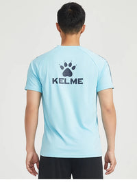 Kelme Sports T-shirt Men's Football Training Suit Short Sleeved Casual Outdoor Running Fitness Breathable Top Summer
