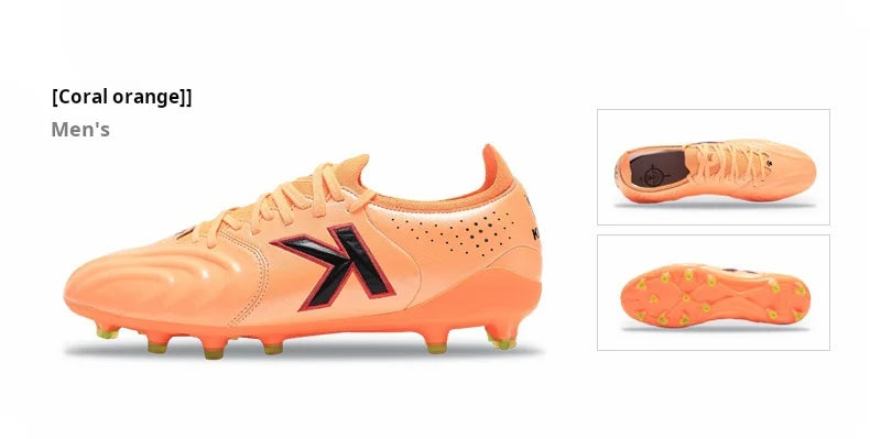 Kelme Professional Match Football Shoes Kangaroo Leather Fg Anti Slip Football Boots Ag Daily Training Indoor Football Shoes