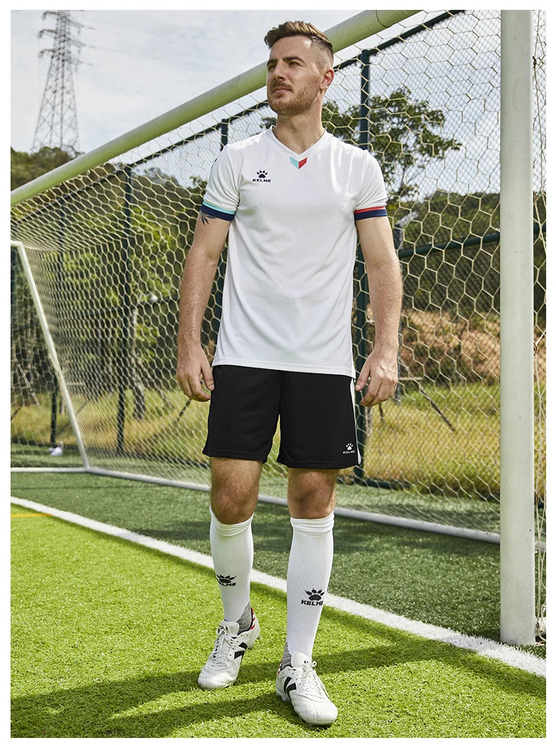 Kelme Men's Football Training Shorts Outdoor Running Breathable Shorts Fitness Sports Quick-drying Pants Daily Leisure