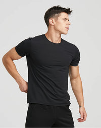 KELME Man T-shirt  Running Trainning Exercise  Sports Tights Round Neck Ice Silk Breathable Fitness Quick-Dry Shirts 8151TX1002