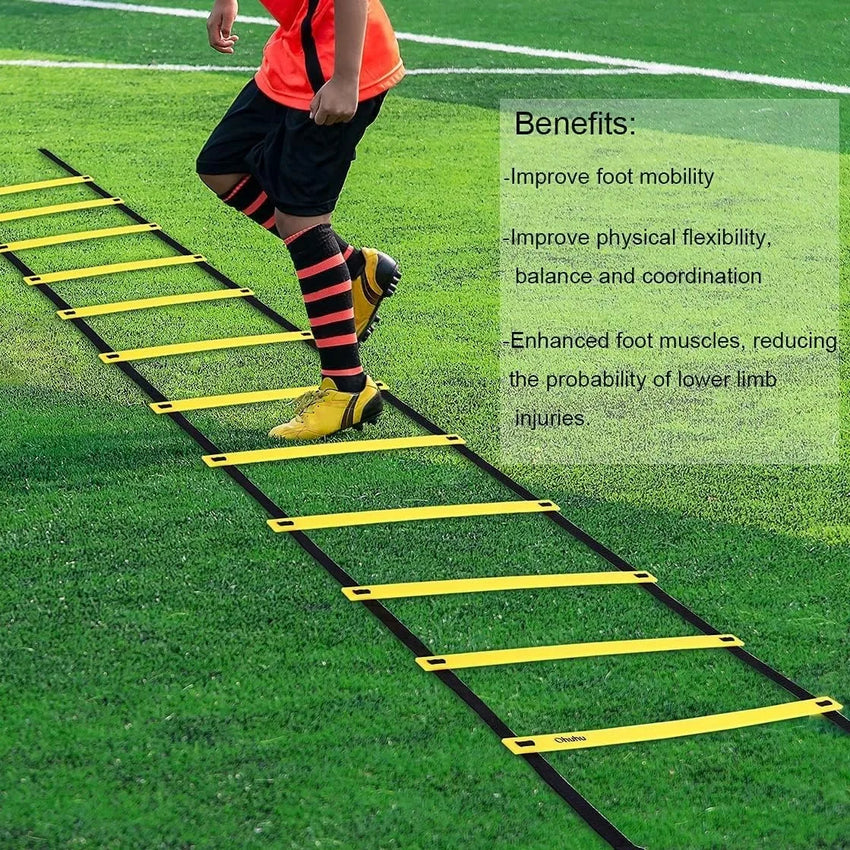 300cm Agility Ladders Nylon Straps For Speed Training And Sports Flexibility Agility Football Training Energy Ladder Equipment