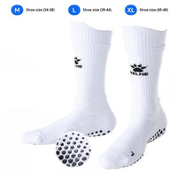KELME Pro Football Anti Slip Mid-Calf Grip Socks (Silicon Base Grip)
