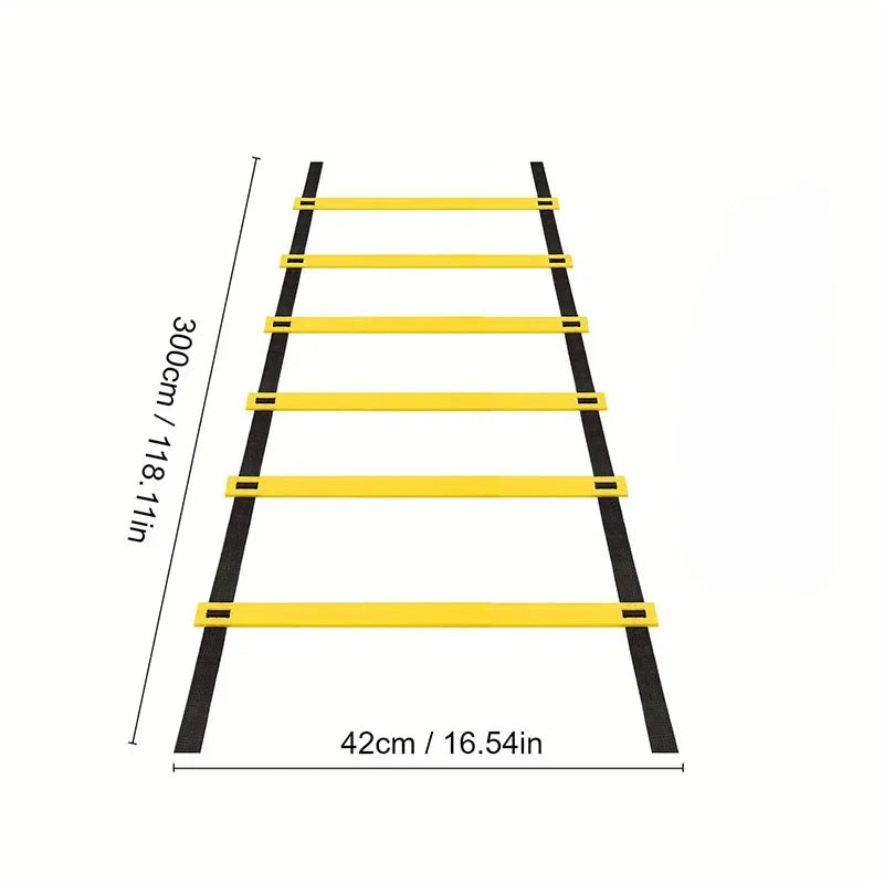 300cm Agility Ladders Nylon Straps For Speed Training And Sports Flexibility Agility Football Training Energy Ladder Equipment