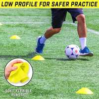 20 pcs football cone plate football training plate agility practice  Sign Dish Cones Outdoor Basketball Training Sports,5 color