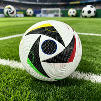 Size 5 Soccer Balls, Waterproof PU Leather-Professional Training & Official Match Ball, For Outdoor & Indoor Games