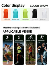 KELME Men's Marathon Vest Professional Racing Top Training Fitness Track And Field Running Speed Dry Vest