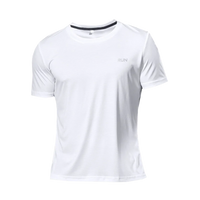 High Quality Polyester Men Running T Shirt Quick Dry Fitness Shirt Training Exercise Clothes Gym Sport Shirt Tops Lightweight