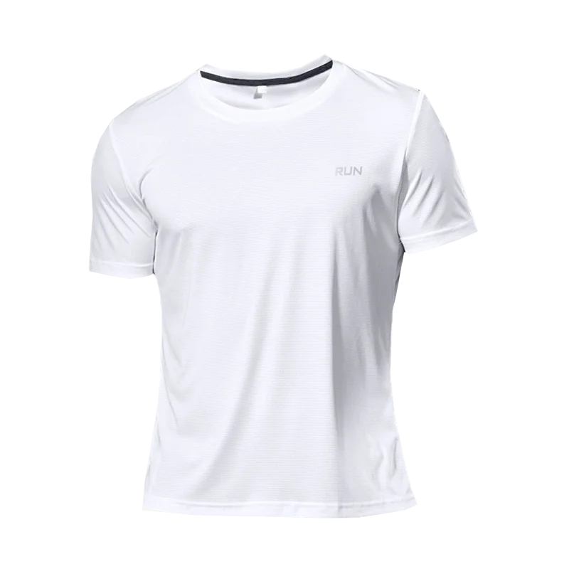 High Quality Polyester Men Running T Shirt Quick Dry Fitness Shirt Training Exercise Clothes Gym Sport Shirt Tops Lightweight