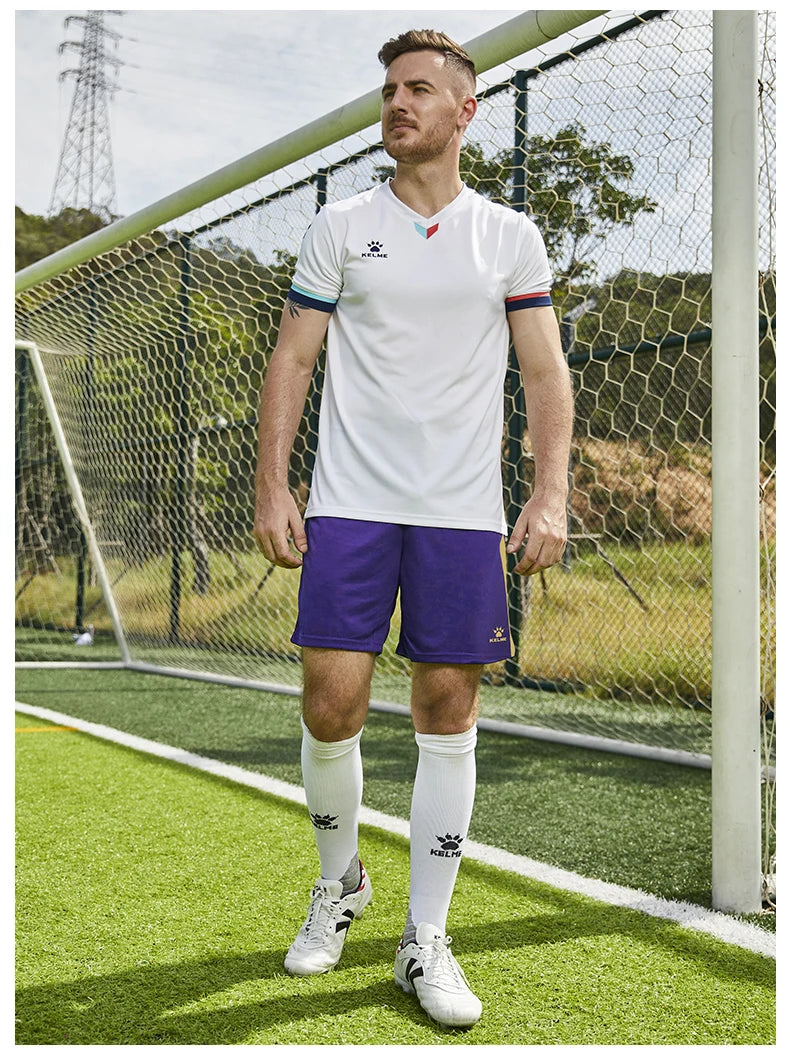 Kelme Men's Football Training Shorts Outdoor Running Breathable Shorts Fitness Sports Quick-drying Pants Daily Leisure