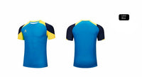 Kelme Men's Soccer Short Sleeve Gym Running Moisture Wicking Round Neck T-shirt Training Exercise Gym Sport Shirt Tops