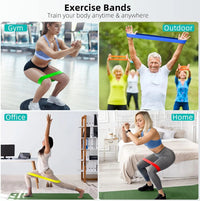 Resistance Bands.Elastic Band,Stretch Bands for Working Out Women or Men,Exercise Bands Set for Physical Therapy,Yoga,Pilates