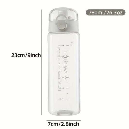 780ml/26oz BPA-Free Plastic Water Bottle