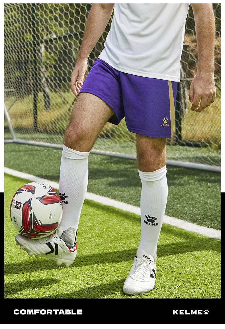 Kelme Men's Football Training Shorts Outdoor Running Breathable Shorts Fitness Sports Quick-drying Pants Daily Leisure