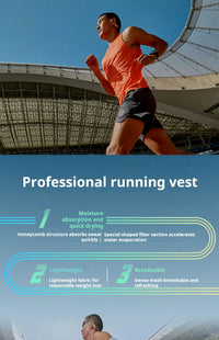 Kelme Men's Running Vest Marathon Racing Training Vest Breathable Sports T-shirt Outdoor Quick-drying Basketball Top