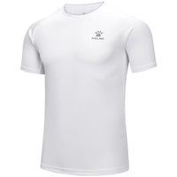 Kelme Men's Sports T-shirt Ice Silk Football Quick-drying Short-sleeved Fitness Outdoor Running Training Breathable Top