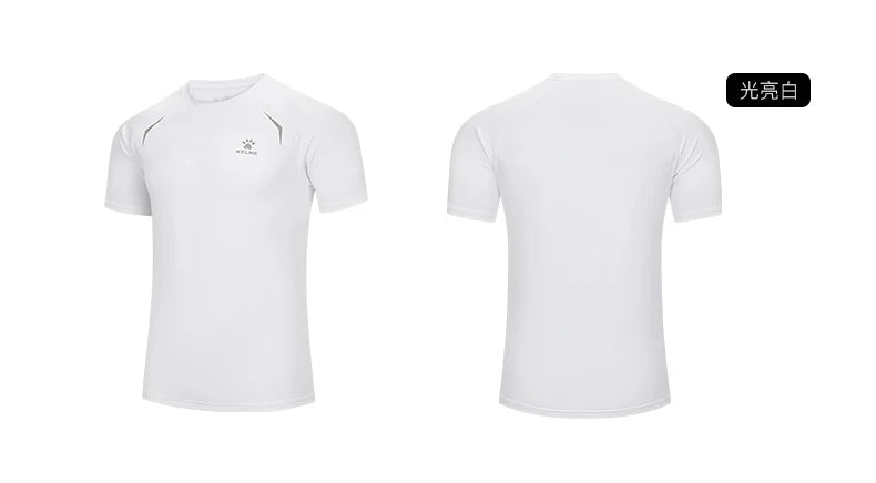 Kelme Men's Sports Tops Quick-drying Fitness Clothes Outdoor Running Breathable Short-sleeved Basketball T-shirt