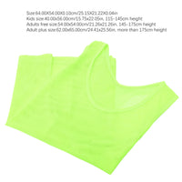 6Pcs Fluorescent Football Training Vests Breathable Polyester Soccer Pinnies for Team Sports Quick Dry Basketball Volleyball
