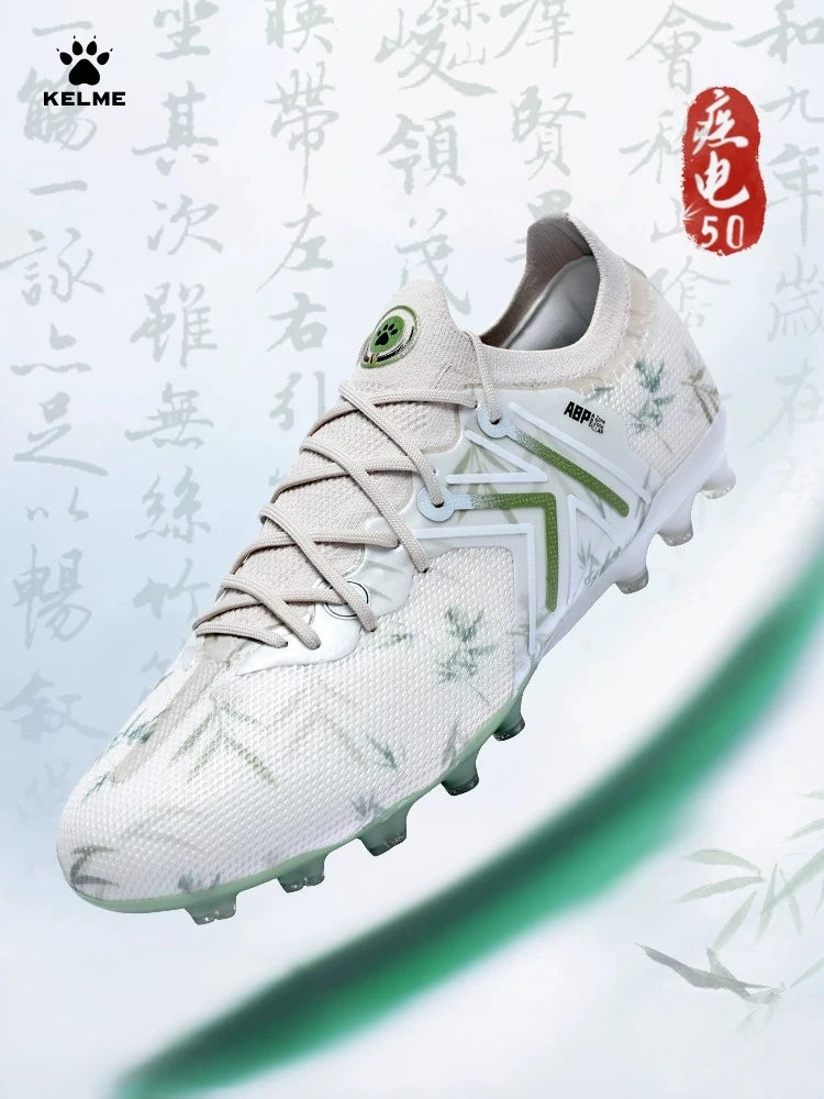 Kelme Mg Top Football Shoes Men's Short Nails Natural Artificial Grass Professional Competition Training Football Shoes