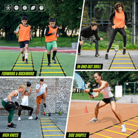 300cm Agility Ladders Nylon Straps For Speed Training And Sports Flexibility Agility Football Training Energy Ladder Equipment