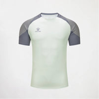 Kelme Men's Soccer Short Sleeve Gym Running Moisture Wicking Round Neck T-shirt Training Exercise Gym Sport Shirt Tops