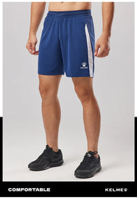 Kelme Men's Football Training Shorts Outdoor Running Breathable Shorts Fitness Sports Quick-drying Pants Daily Leisure