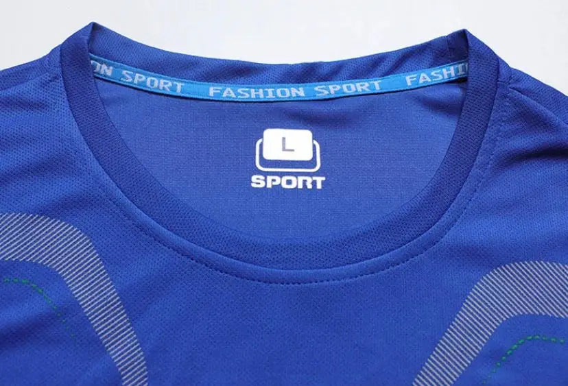 Summer Popular Men's Mesh T-shirt + Shorts Suit Sports Print Casual Fashion Short-sleeved T-shirt Suit Men's Jogging Suit M-4XL