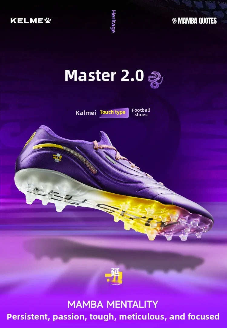 Kelme Next Top Football Shoes Men's Professional Match Football Boots Indoor Anti-slip Artificial Grass Futsal Mg Football Shoes