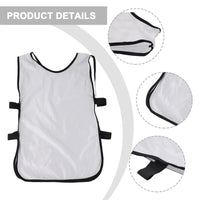 1x Loose Fitment and Lightweight Child Sports Training BIBS Vests for Basketball Cricket Soccer Football Rugby Mesh